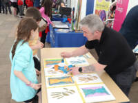 Primary school children in the Marquee