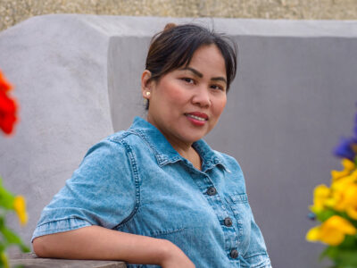Woman smiling at the camera