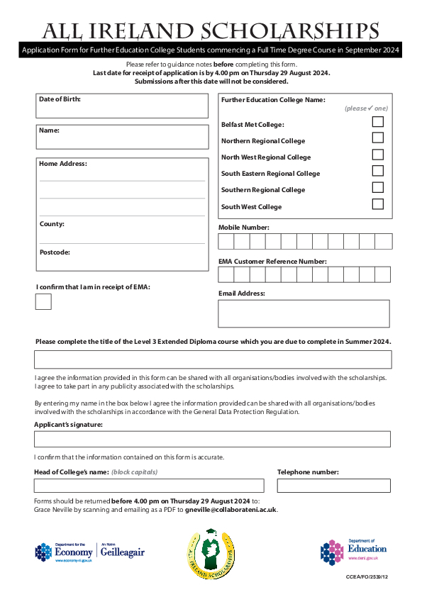 Application Form